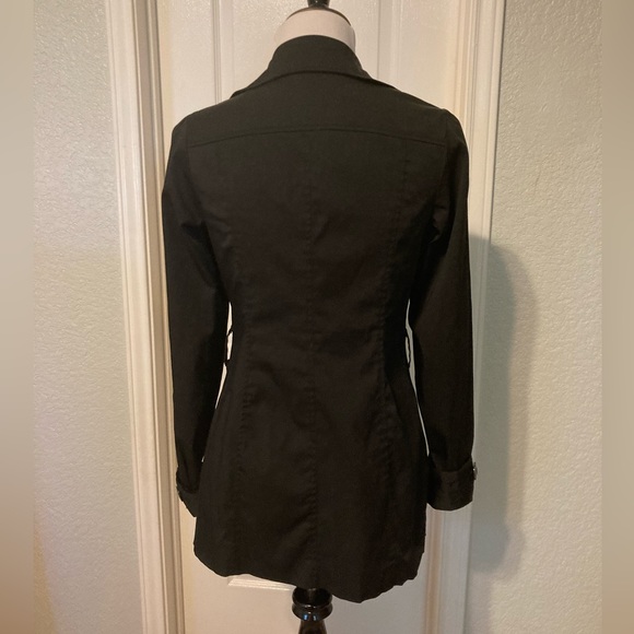 Vertigo black tailored trenchcoat - Picture 3 of 10